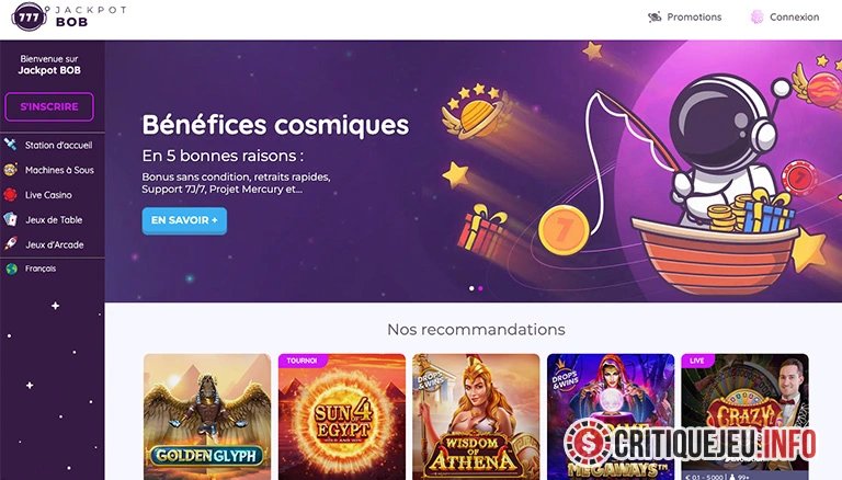 Image: Découvrez Le Joyau du Jackpot Bob Casino en Ligne en France Image: Découvrez Le Joyau du Jackpot Bob Casino en Ligne en France